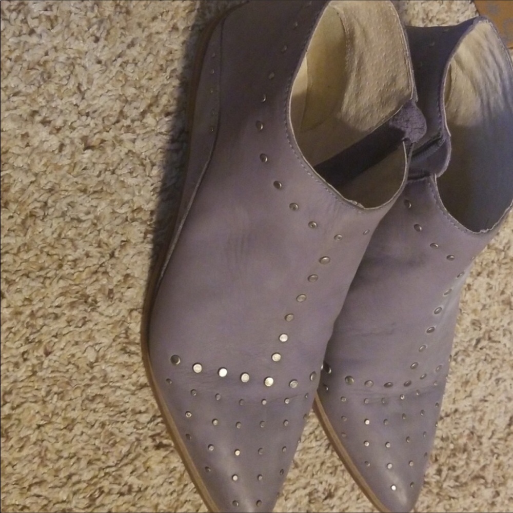Free People Aquarius booties (blue)